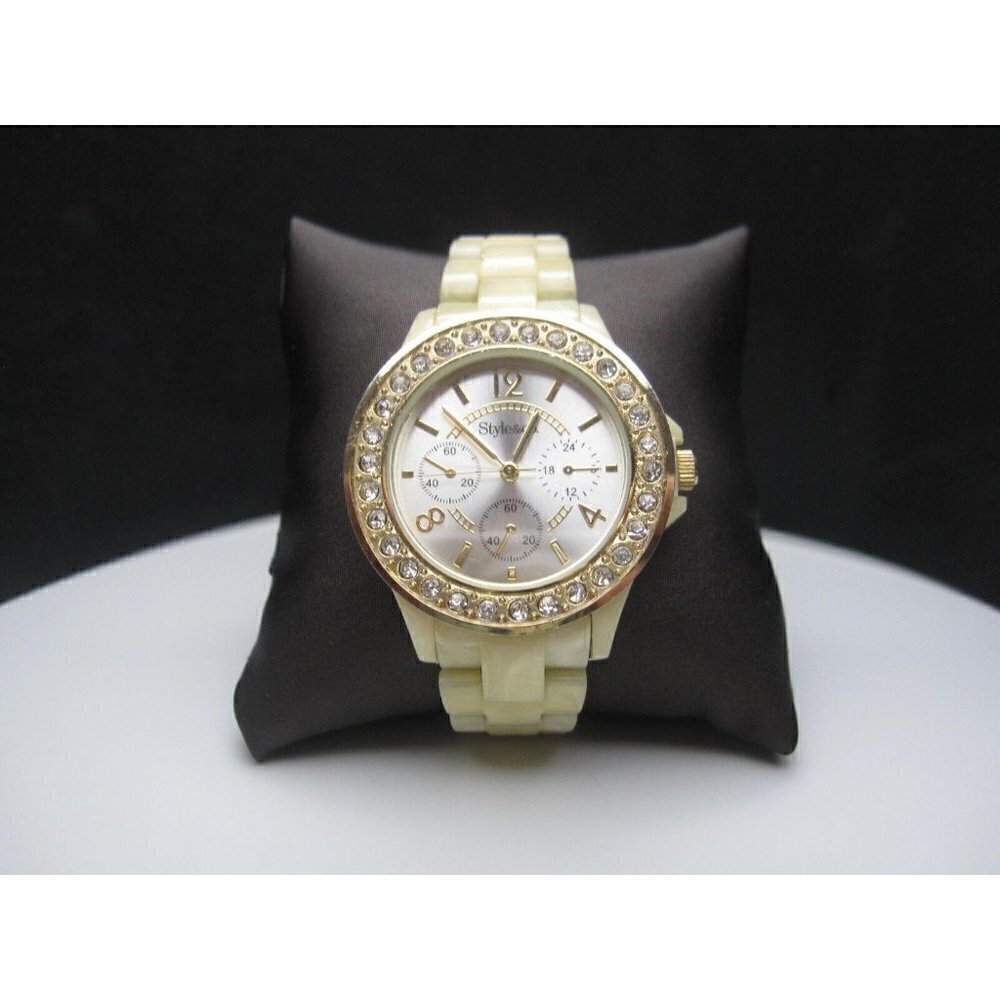 Women's Style & Co‎ Analog Dial Casual Round Watch (A670)